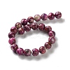 Dyed Natural Regalite/Imperial Jasper/Sea Sediment Jasper Beads Strands G-B124-C01-06-3