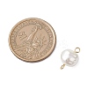 Electroplated Shell Pearl Nuggets Links PALLOY-JF04646-01-2