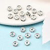 Brass Rhinestone Spacer Beads X-RB-A014-Z6mm-01S-4