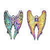 Rack Plating Rainbow Color Alloy Big Pendants X-PALLOY-N163-131A-3
