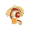 Alloy Enamel Pendants ENAM-A143-10KCG-02-1