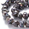 Natural Baroque Pearl Keshi Pearl Beads Strands PEAR-S021-198C-01-3