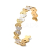 304 Stainless Steel Cuff Bangles for Women BJEW-F509-03A-G-4