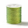 8 Rolls Polyester Metallic Threads OCOR-E026-04-2