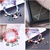 70Pcs 5 Colors 430 Stainless Steel Filigree Pendants STAS-UN0026-99-5