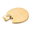 Ion Plating(IP) 304 Stainless Steel Pendants STAS-A086-04G-2