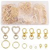 DIY Alloy Lobster Claw Clasps & Brass Jump Rings & Iron Split Key Rings Keychain Making Kits DIY-SZ0010-43-1
