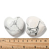 Natural Howlite Statues Ornaments G-P531-03N-3