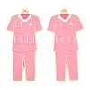 Medical Theme Alloy Enamel Pendants AL-CBA2919-03G-06B-1