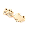 Brass Micro Pave Cubic Zirconia Pendants KK-E090-17G-2