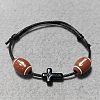 Waxed Polyester Cord Bracelets BJEW-WH00016-04-1