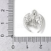 Brass Micro Pave Clear Cubic Zirconia Pendants X-KK-L238-04P-3