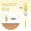 50Pcs 2 Colors Tibetan Style Alloy Pendants FIND-YW0008-53-3