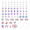 DIY Cute Cartoon Hair Band Bracelet Making Kit DIY-TA0003-88-2