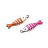 304 Stainless Steel Enamel Charms X-STAS-Q363-14J-P-2