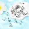 Non-Tarnish 304 Stainless Steel Oval Stud Earring Findings X-STAS-R063-39-5