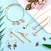 150Pcs 15 Style Alloy Enamel Pendants ENAM-SZ0002-03-5