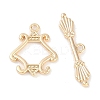 Brass Toggle Clasps KK-K391-05G-2