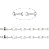 Tarnish Resistant 304 Stainless Steel Dapped Chains STAS-B040-01P-2