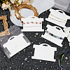 100Pcs Paper Bracelet Display Cards CDIS-WH0027-11B-01-4