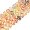 Transparent Glass Beads Strands GLAA-T023-4mm-A10-1