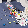 156Pcs 27 Style Spray Painted & Tibetan Style Alloy Beads FIND-TA0002-84-5