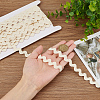 10 Yards Cotton Wave Bending Lace Trim OCOR-AN0001-06-3