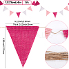 Linen & Twine Pennant Flags Banners DIY-WH20001-99A-2