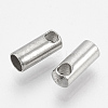 Tarnish Resistant 201 Stainless Steel Cord Ends LS-X-STAS-S028-42-2