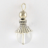 Natural Quartz Crystal Pendants LS-G-Q459-02S-1