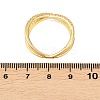 Brass Micro Pave Cubic Zirconia Finger Rings RJEW-D340-01G-05-3
