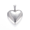Tarnish Resistant 316 Stainless Steel Locket Pendants LS-STAS-N0016-04P-1