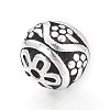 Tibetan Style Alloy 3-Hole Guru Bead Sets PALLOY-TAC0009-36AS-6