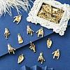 30Pcs 5 Styles Alloy Rhinestone Pendants FIND-CJ0002-42-5