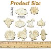 Thanksgiving Day Unfinished Blank Wooden Slices for Painting Arts WOOD-CJC0005-61B-1-2