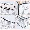 1Pc Flower Butterfly Paper Gift Tote Bags ABAG-SP0001-32-4