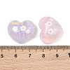 Printed Transparent Resin & Glitter Powder Cabochons RE-CBA9CE8-06-3