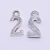 Tibetan Style Alloy Pendants TIBEP-TAC0001-14AS-2
