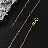 925 Sterling Silver Cable Chains Necklace for Women STER-I021-05G-3