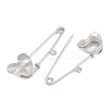 Radiant Heart 304 Stainless Steel Safety Pins Brooch Findings SA-CBA098D-15C-P01-2