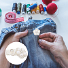 50Pcs Alloy & Resin & Rhinestone Shank Buttons DIY-CA0006-95-5