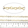 Ion Plating(IP) 304 Stainless Steel Heart Link Chains CHS-C013-04G-2