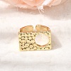 Brass Cuff Open Rings for Women RJEW-F215-10G-1