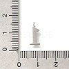 304 Stainless Steel Micro Pave Cubic Zirconia Pendants STAS-H228-01P-01-3