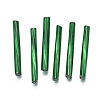 Opaque Glass Twisted Bugle Beads SEED-T005-15-B04-2