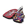 Perfect Printed Acrylic Pendants OACR-G018-01D-2