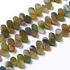 Dyed Natural Agate Beads Strands G-F595-A04-1