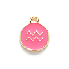 Alloy Enamel Pendants X-ENAM-S124-01B-03J-2