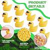 50Pcs Resin Ornaments Cute Little Yellow Duck Ornaments DIY Landscaping JX882A-6