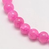 Dyed Natural Green Jade Beads Strands JBS053-10MM-24-1
